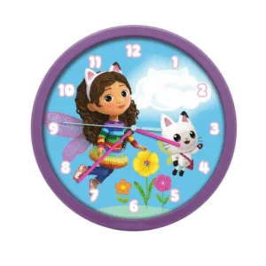 Gabbys Dollhouse Vægur 25 cm - Fantastisk Uretilbud!