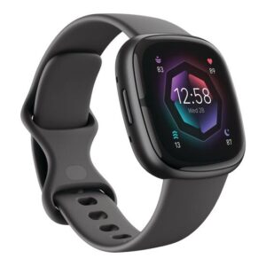 Fitbit Sense Grafit Smartwatch med Bånd - Stil og Funktionalitet