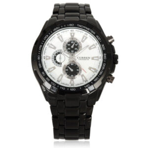 Curren Herreur Blacknwhite - Elegant Ur med Stil