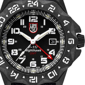 Luminox 6441 Nighthawk GMT Herreur - Black Friday Tilbud